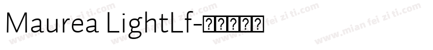 Maurea LightLf字体转换